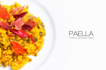 Obrazy na Szkle  Paella. Typowe hiszpańskie jedzenie