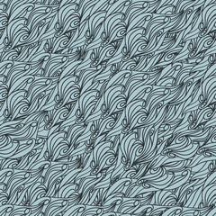 Wave pattern seamless texture. Vector illustration/ EPS 8