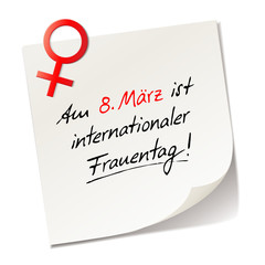 Reminder - Internationaler Frauentag