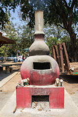 bottle gourd kiln for burning the Chinese silver and gold paper