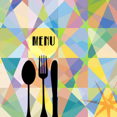 menu design for restaurant,vector, free copy space