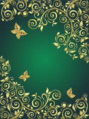 Ornate gold background