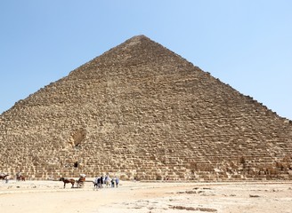 The Great Pyramid of Giza, Cairo.