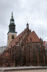 Fototapeta na wymiar St. Mary's Church (Marienkirche). Berlin, Germany