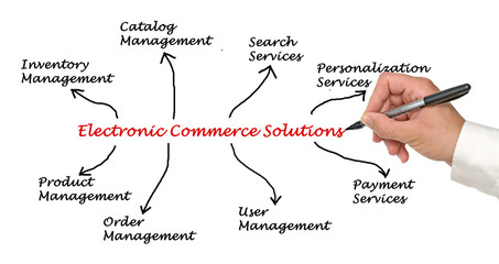 Obraz premium Electronnic Commerce Solution
