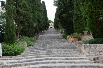 Calvary Steps at Pollensa, Mallorca, Spain