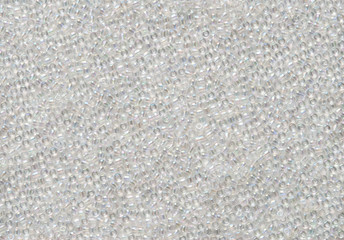 White Iridescent Bead Background