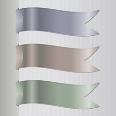 Set of ribbons