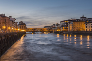 Obraz premium Firenze di sera - Arno