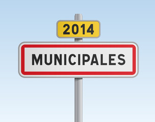 Panneau - Municipales 2014