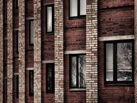 Fototapeta building with bricks