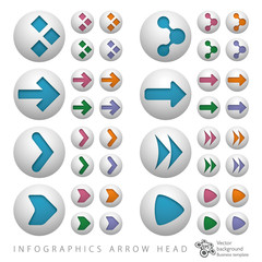 Infographics Arrow Head