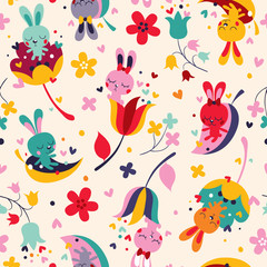 bunnies pattern