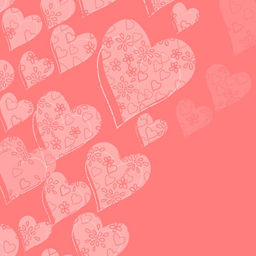 hearts background