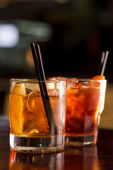 cocktail in the bar