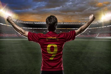 Poster Spanish soccer player © beto_chagas