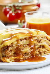 Lasagna, traditional italian dish