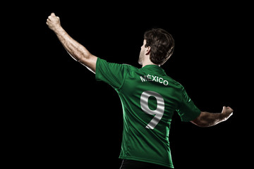 Plakat Mexican soccer player