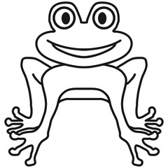 Funny Comic Frog