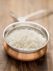 indian steamed basmati rice