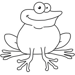Cool Comic Frog