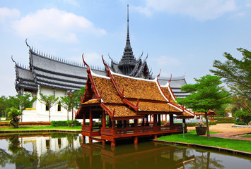 Fototapeta na wymiar Thailand style pavilion