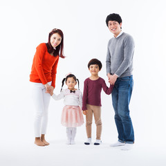 Fototapeta premium Asian happy family