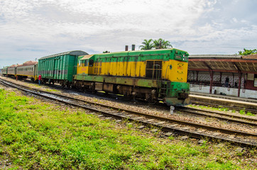 Fototapeta premium cuban trains and railroads