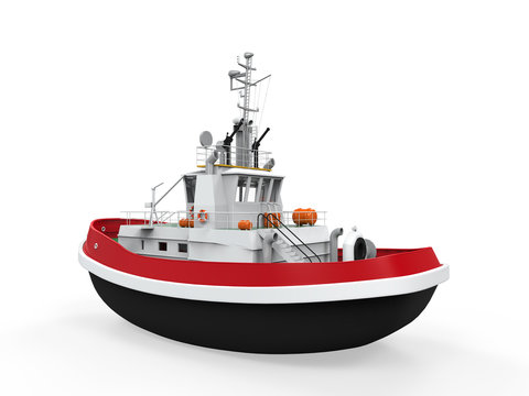 Tugboat Isolated