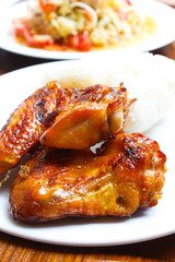 Grilled Chicken Wings.
