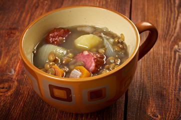 lentejas con chorizo