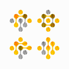 molecular structure, symbol