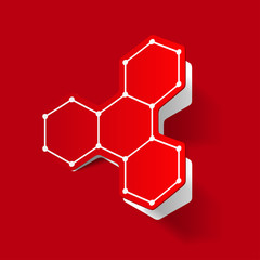 molecular structure, sticker