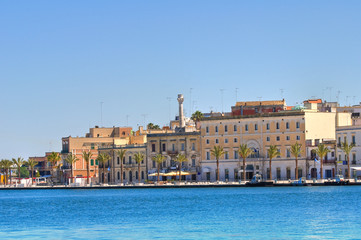 Panoramic view of Brindisi. Puglia. Italy.