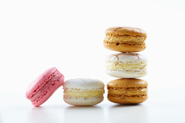 Obraz premium Macarons pile a