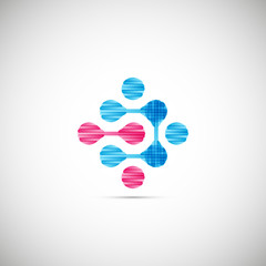 molecular structure, symbol
