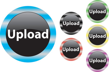 Upload button blue