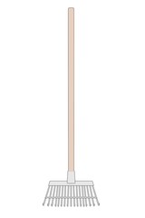 cartoon image of rake tool