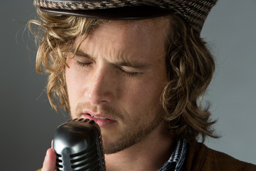 Handsome caucasian man