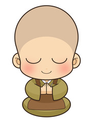 Buddhist monk, Japan.