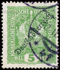 AUSTRIA - CIRCA 1916: A stamp printed in Austria, shows Austrian