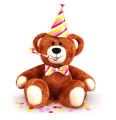 3d teddy bear party