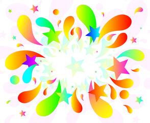 красочный фон