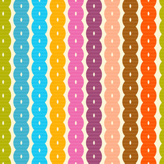 Abstract Retro Colorful Seamless Background