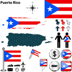 Map of Puerto Rico