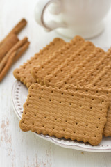 cookies with cup of tea