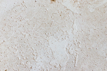 Closeup white rusty wall dirty for background