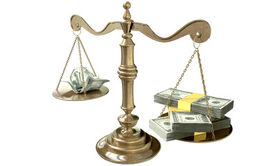 Inequality Scales Of Justice Income Gap USA