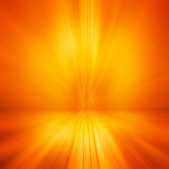 Orange abstract background with motion blur effect