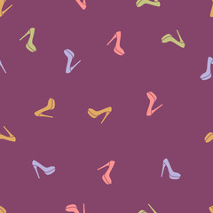 seamless background: shoe